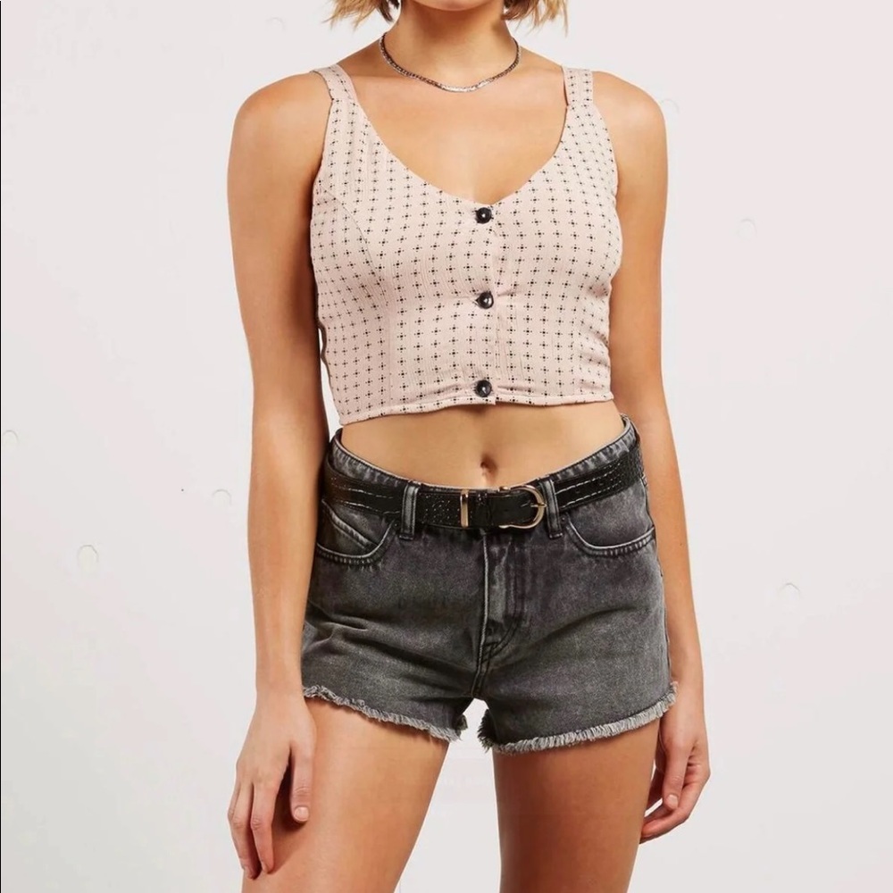 NWT Volcom Get to Steppin’ Crop Top